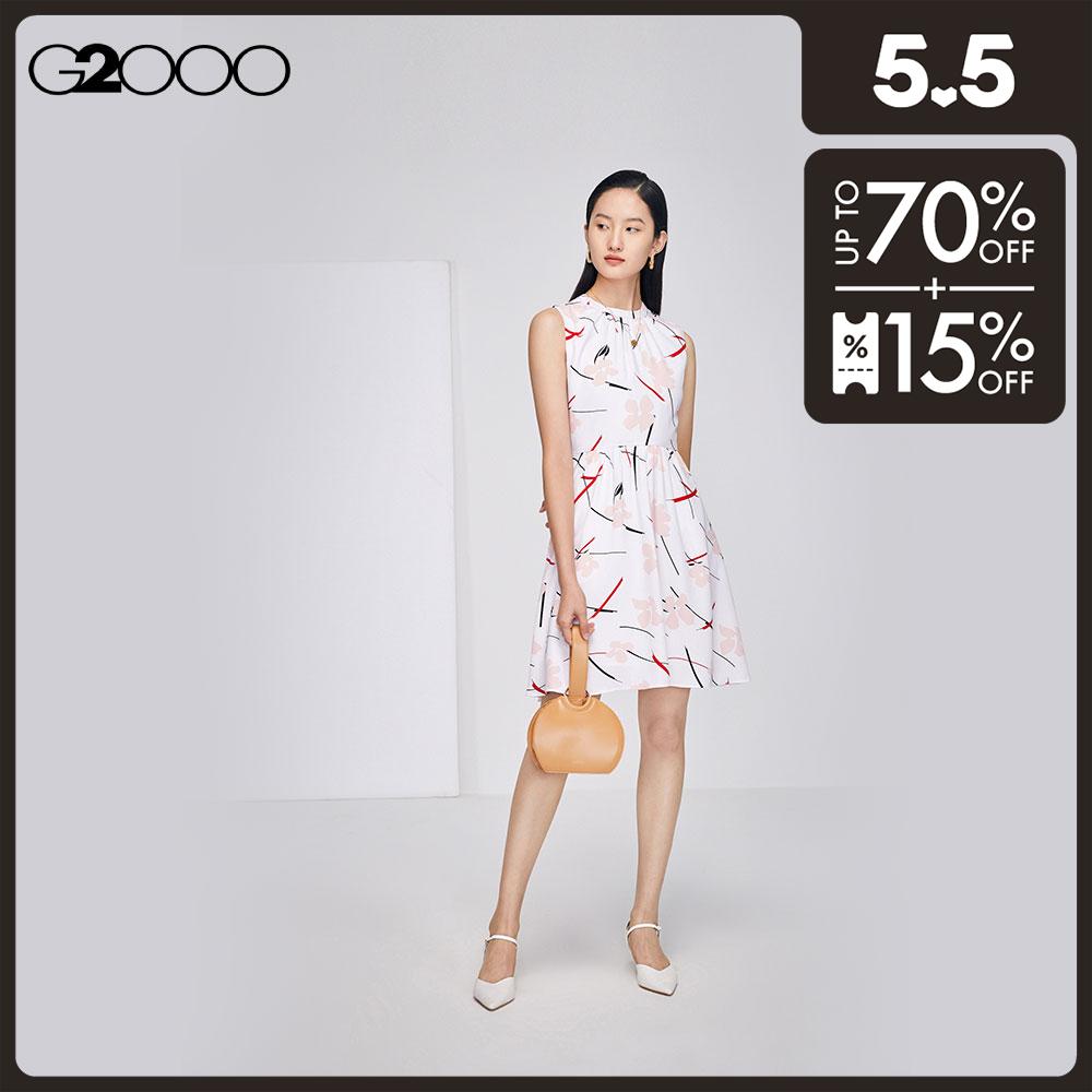G2000 Women Floral Print Tiered Dress